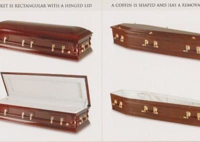 COFFIN OR CASKET?